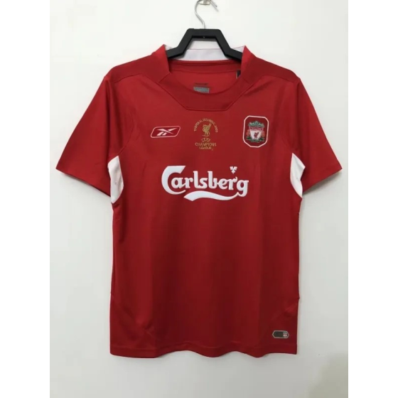 2005 Liverpool Retro Jersey UCL Final Home